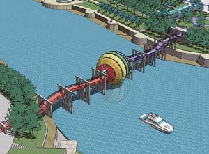 江蘇淮安開始建設(shè)我國南北分界標(biāo)志(圖)