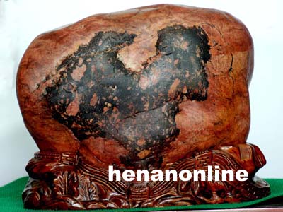 洛陽黃河奇石酷似中國版圖 被命名祖國萬歲