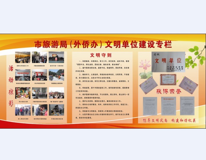 周口市旅游局積極參與省級文明城市創(chuàng)建活動(dòng)